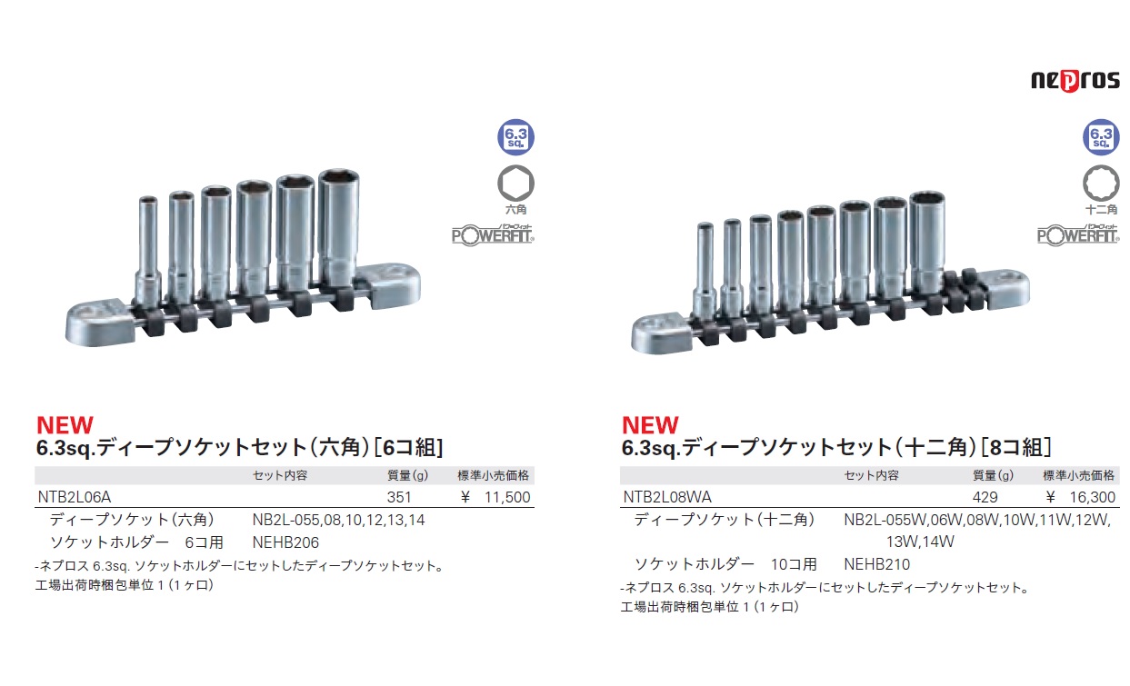 KTC 6.3sq.ディープソケット（十二角） B2L-07W - 通販 - qancierge